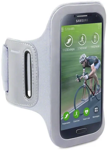 Samsung Galaxy S4 Armband Case - Grey