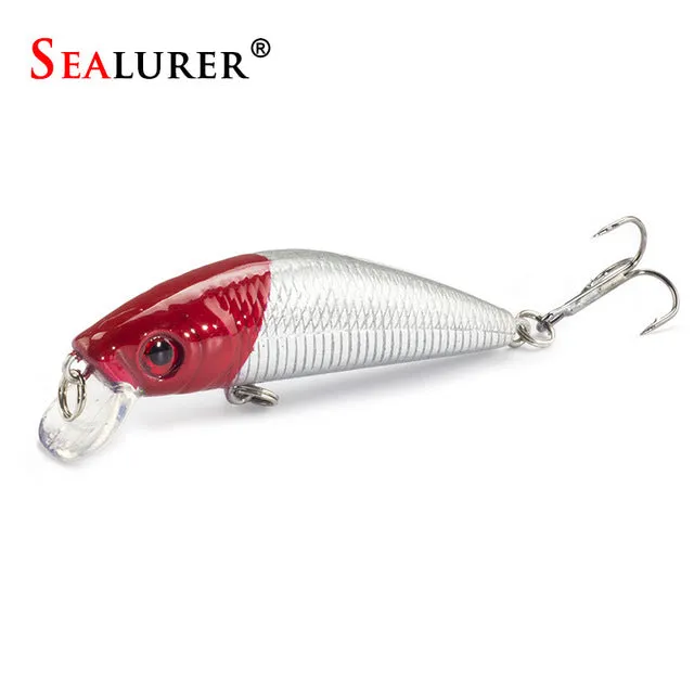 Sealurer Brand Lifelike Minnow Fishing Lure 7CM 8.5G 6# Hooks Fish Wobbler Tackle Crankbait Artificial Japan Hard Bait Swimbait