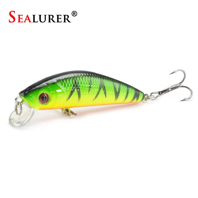 Sealurer Brand Lifelike Minnow Fishing Lure 7CM 8.5G 6# Hooks Fish Wobbler Tackle Crankbait Artificial Japan Hard Bait Swimbait