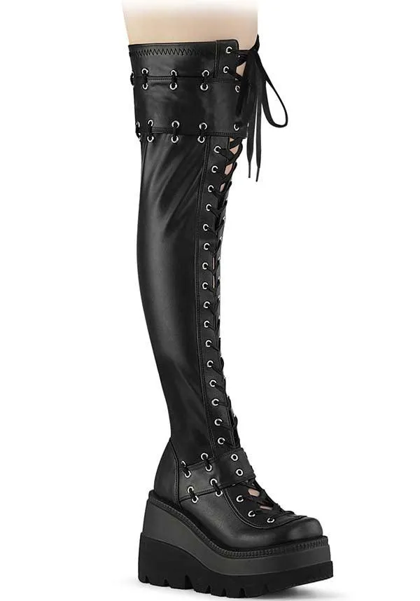 SHAKER-325 [Black] | PLATFORM BOOTS [PREORDER]