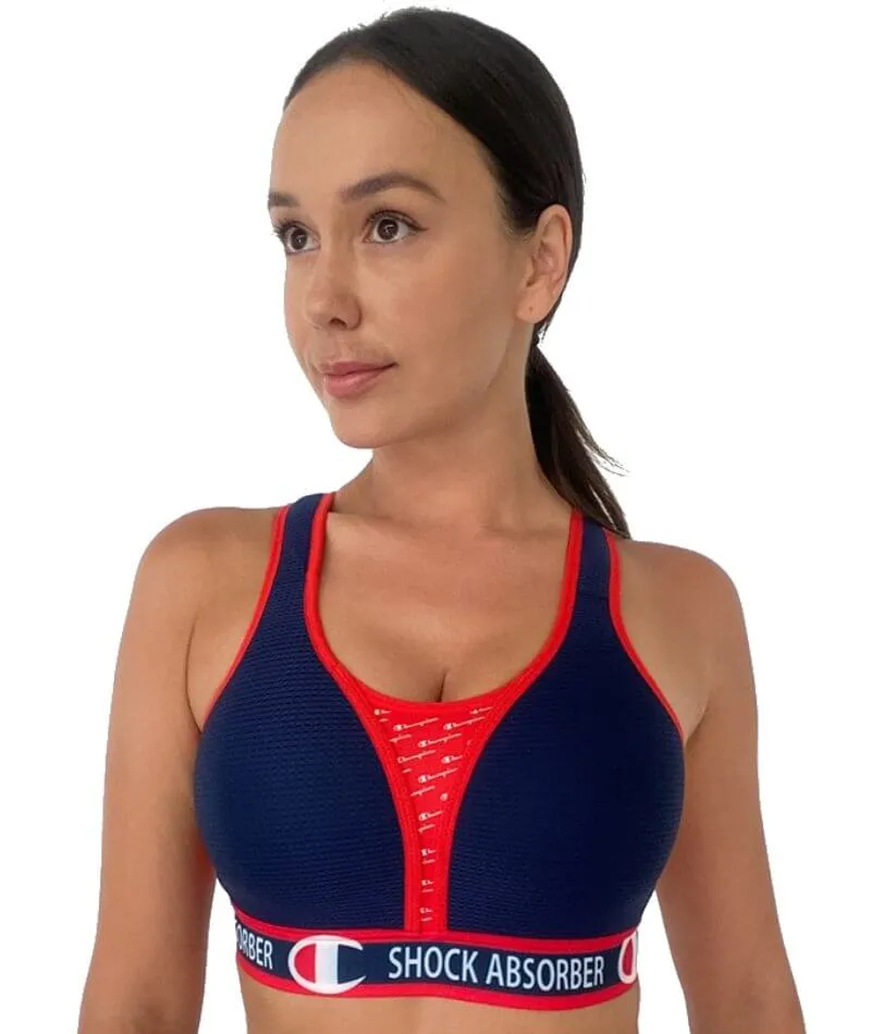 Shock Absorber Ultimate Run Wire-free Padded High Impact Sports Bra - Athletic Navy