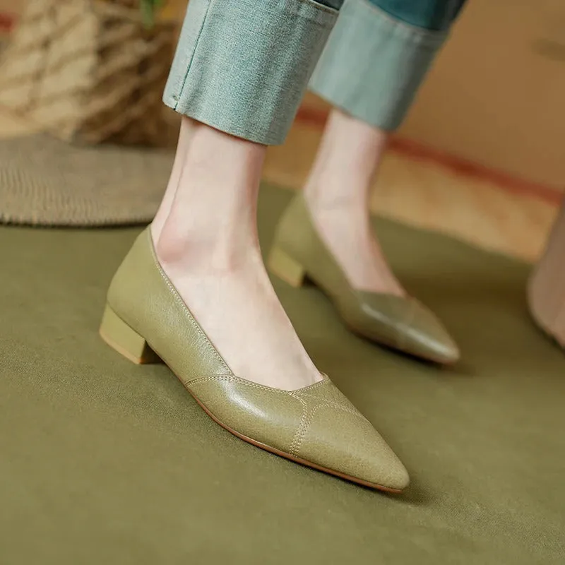 Simple and Stylish Everyday Pointed Toe Flats