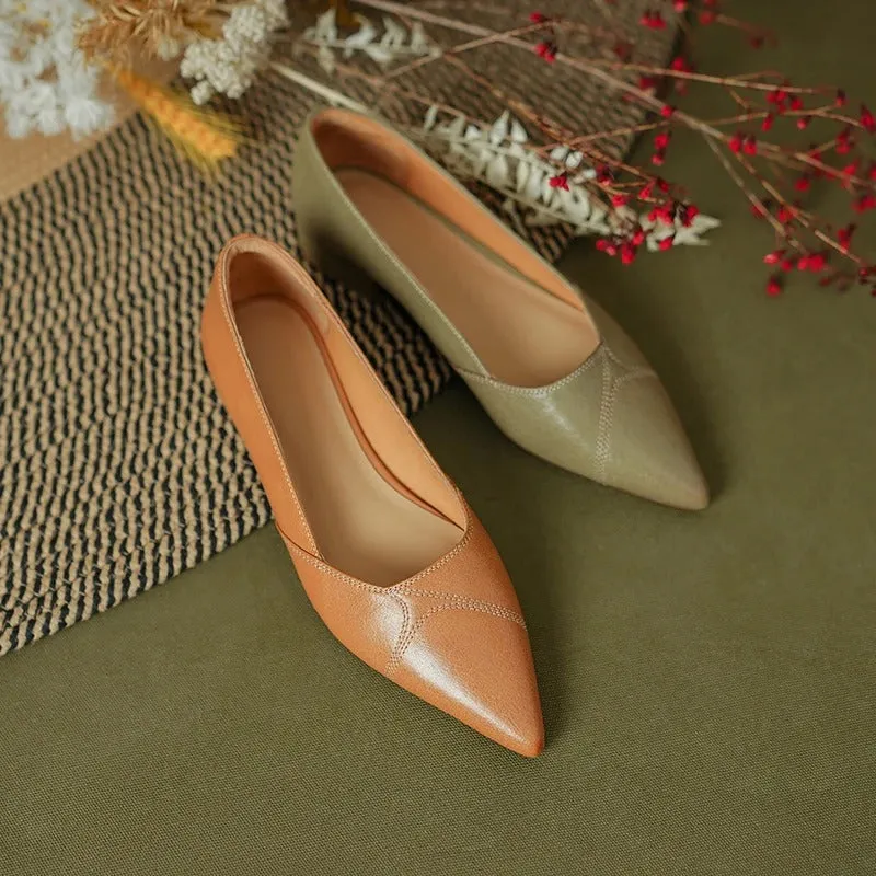 Simple and Stylish Everyday Pointed Toe Flats