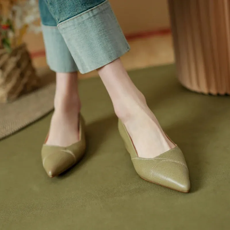 Simple and Stylish Everyday Pointed Toe Flats