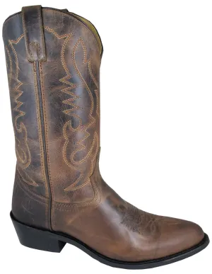 Smoky Mountain Boots Mens Denver Brown Leather Basic Western 11 D