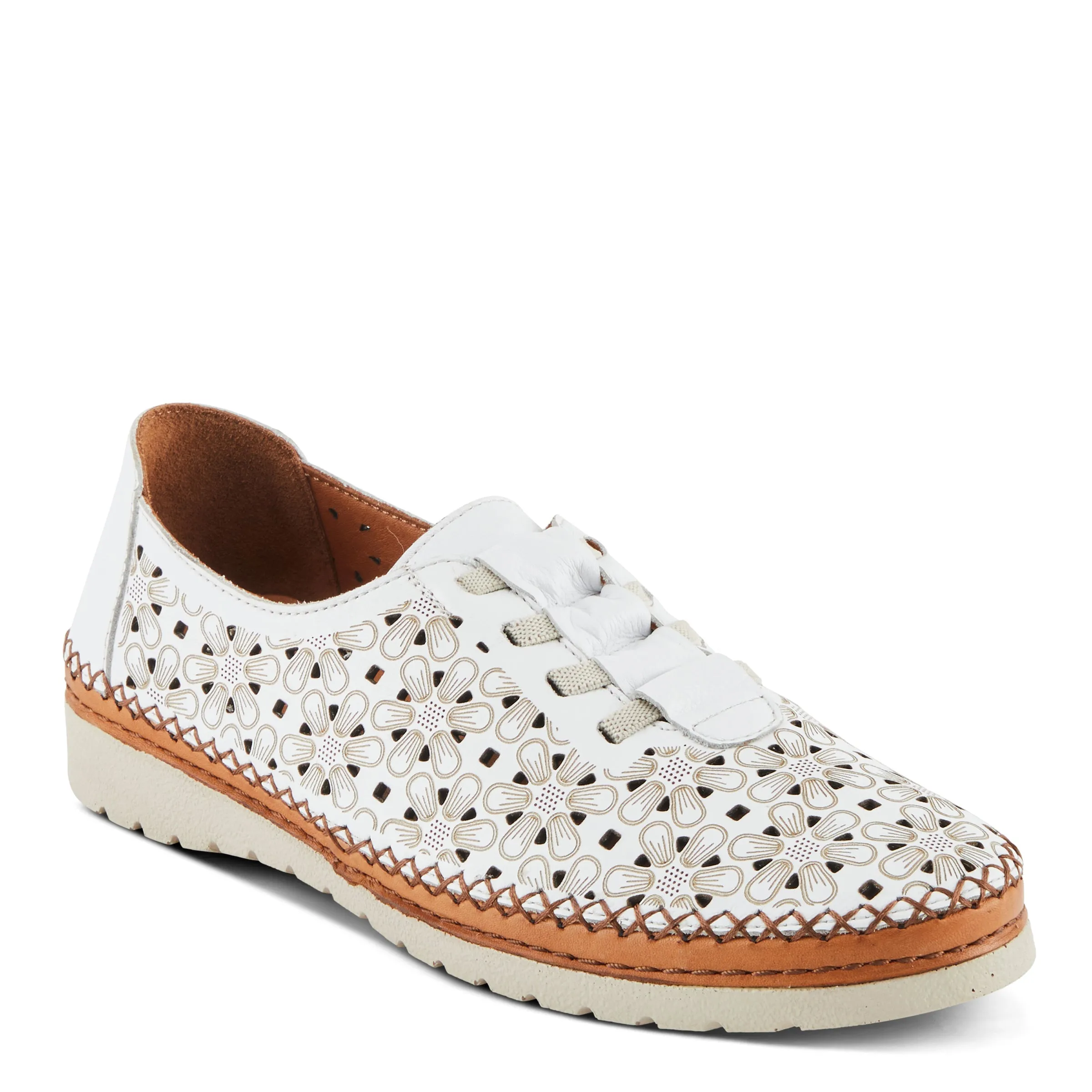 Spring Step Shoes Indi Women's Laser Cut Leather Shoes