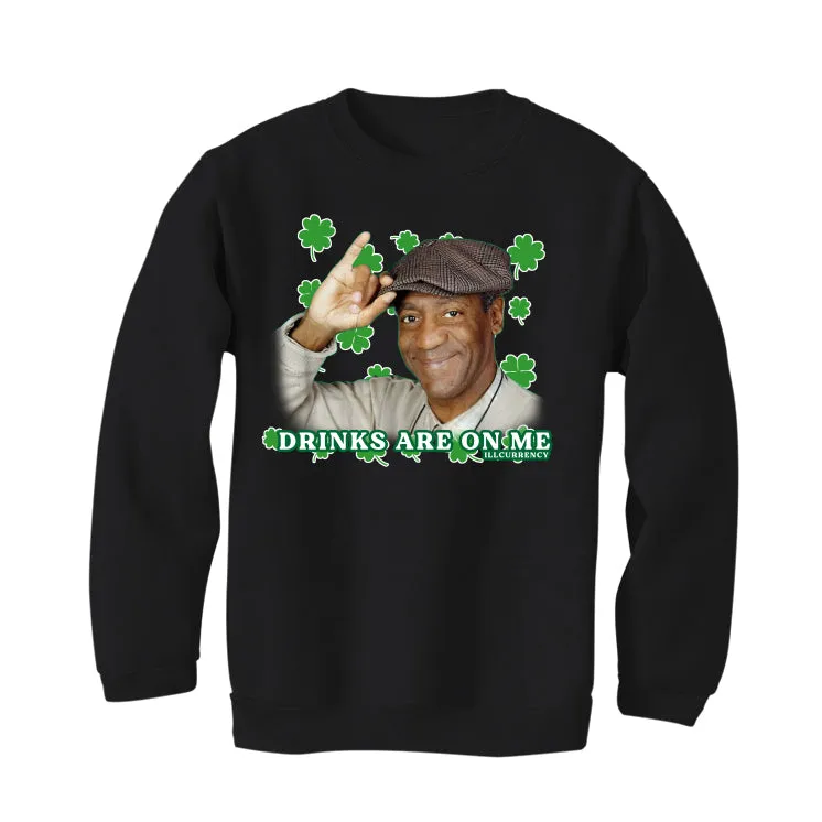 St. Pattys Collection Black T-Shirt (Drinks are on me)