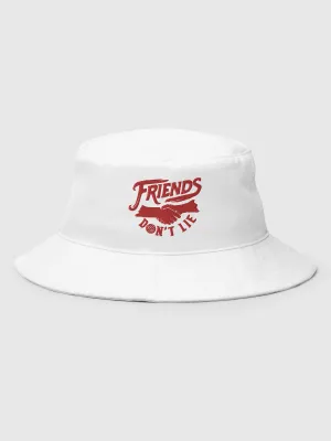 Stranger Things Friends Don't Lie Bucket Hat - White