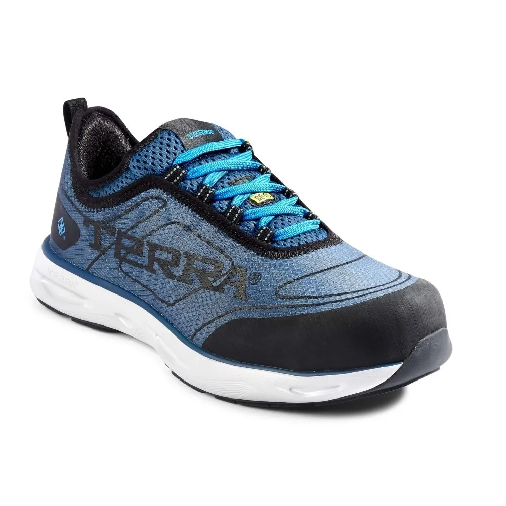 Terra Lites Unisex Composite Toe Athletic Safety Shoe SD  TR0A4NS2IE0 - Blue