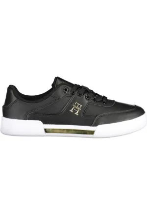 TOMMY HILFIGER BLACK WOMEN'S SPORT SHOES