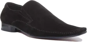 Unbranded A25-181 In Black Suede For Men