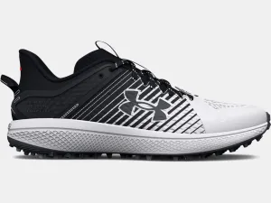 Under Armour Men's Yard Turf Baseball Shoe - White/Black