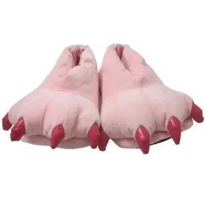 Unisex Animal Pink Stith Cat cosplay Kigurumi fleece slippers shoes