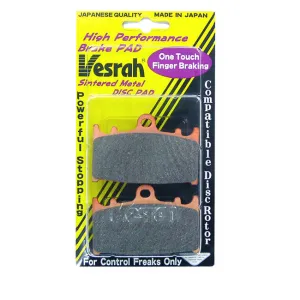 VD278/2JL Sintered Metal Disc Pads Vesrah. Alt: AX35444 3B4-W0045-10 (VD2782JL)