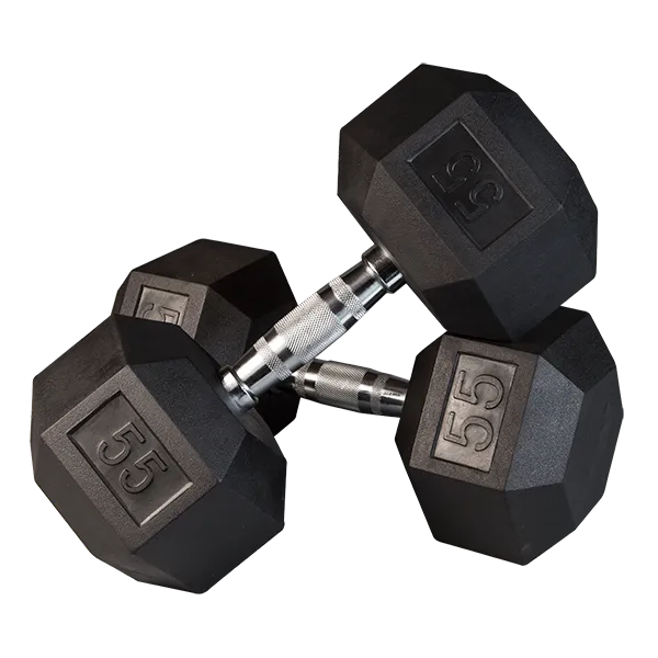 VO3 Rubber Hex Dumbbells