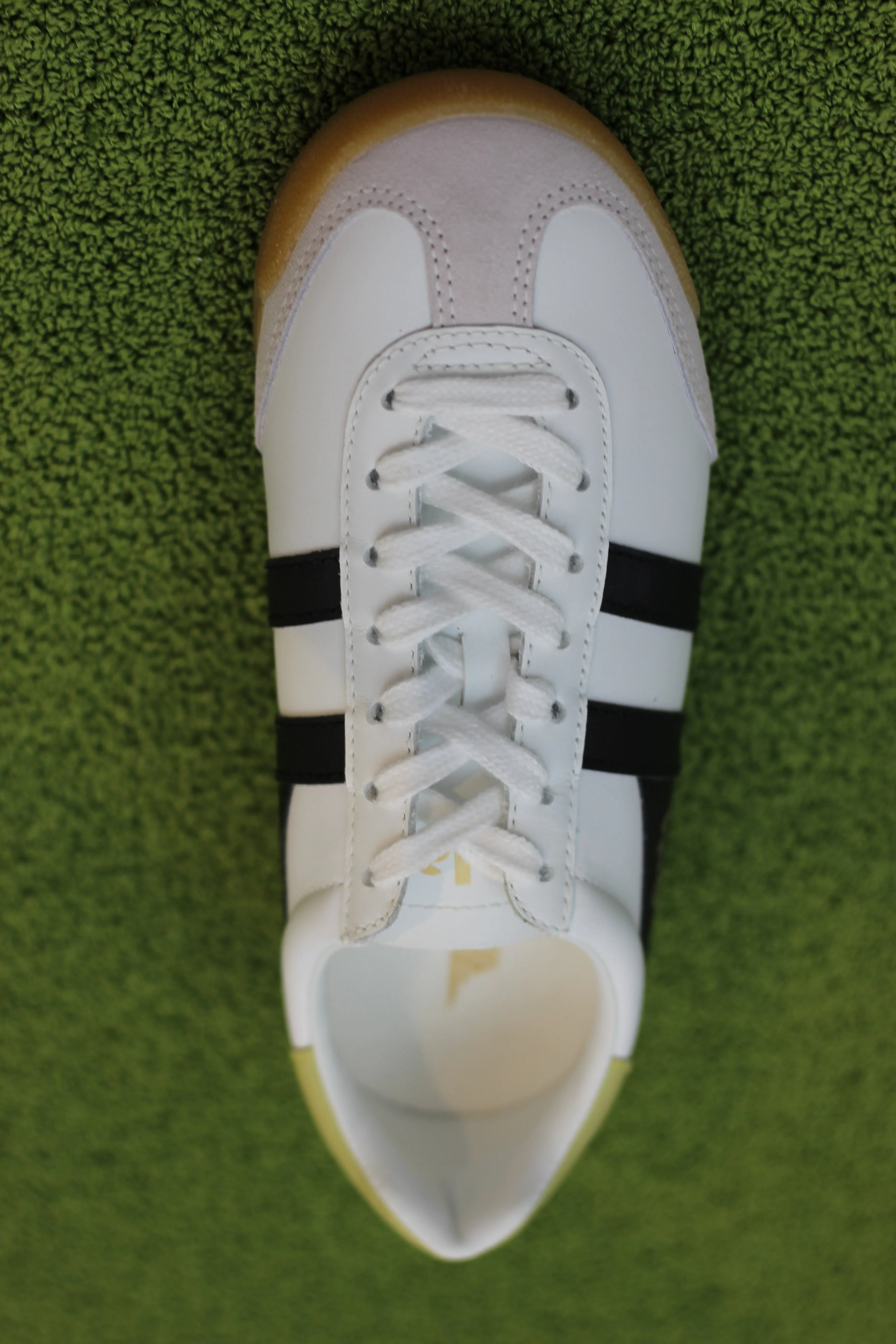 Women's Torpedo Sneaker - White/Black/Lemon