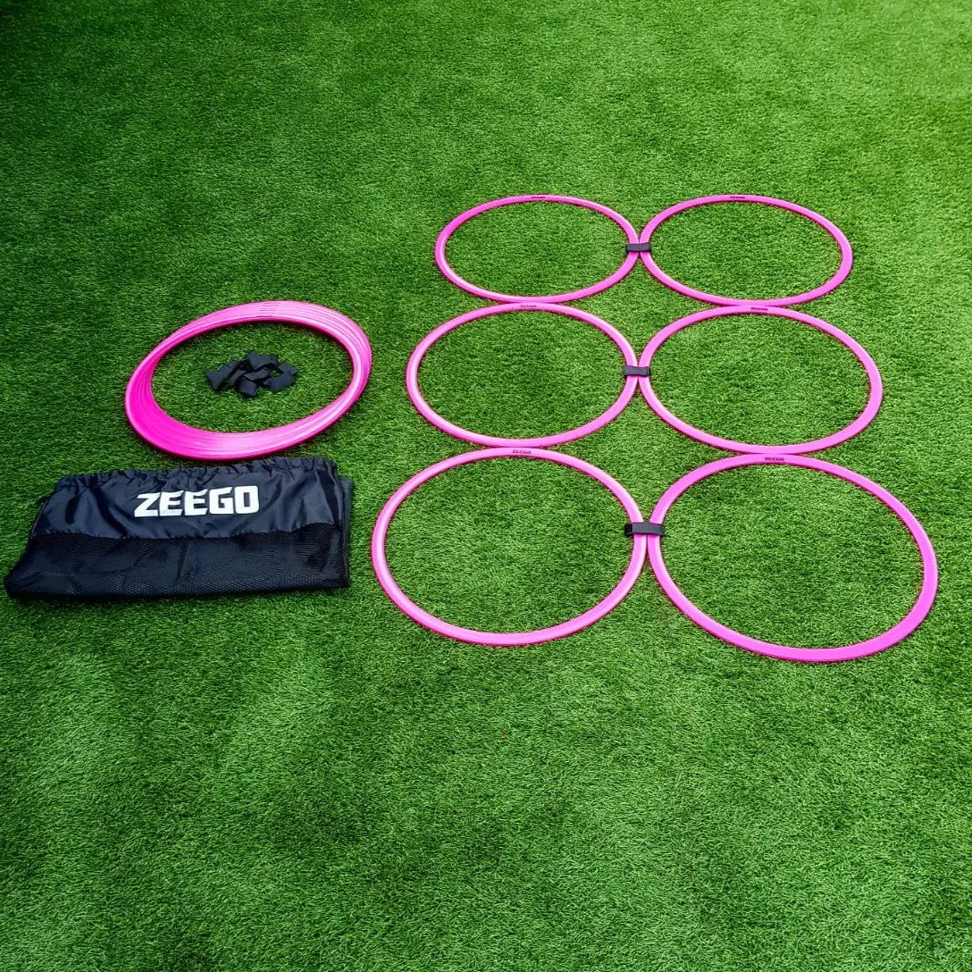 ZEEGO Speed & Agility Rings (12 Pack)