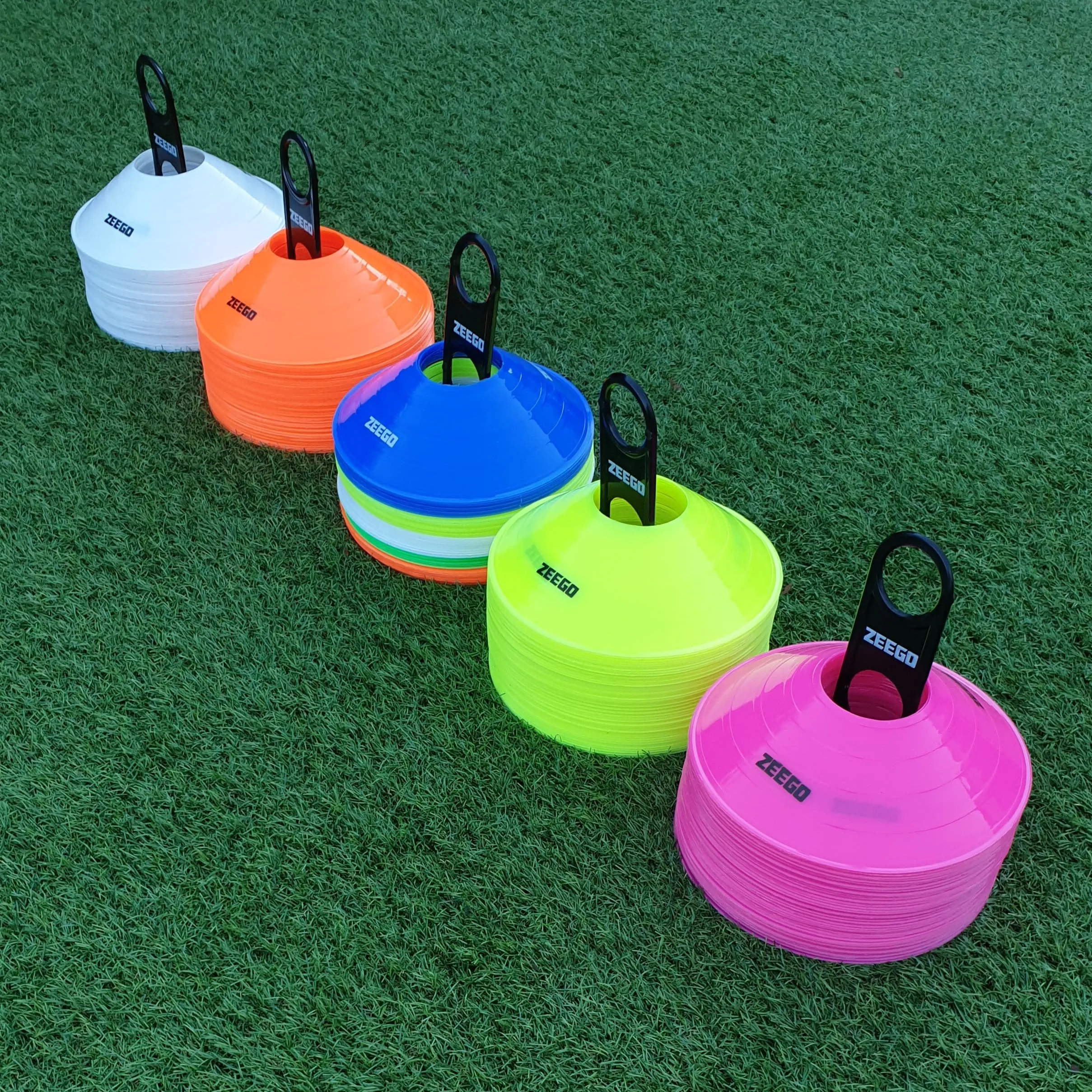 ZEEGO SPORTS TRAINING MARKER CONES